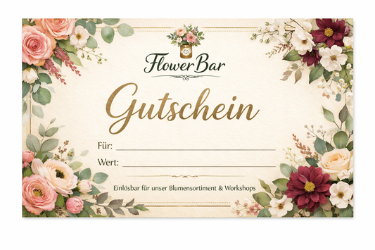 The Flower Bar - Gutschein